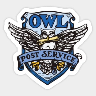 Owl Post Sticker